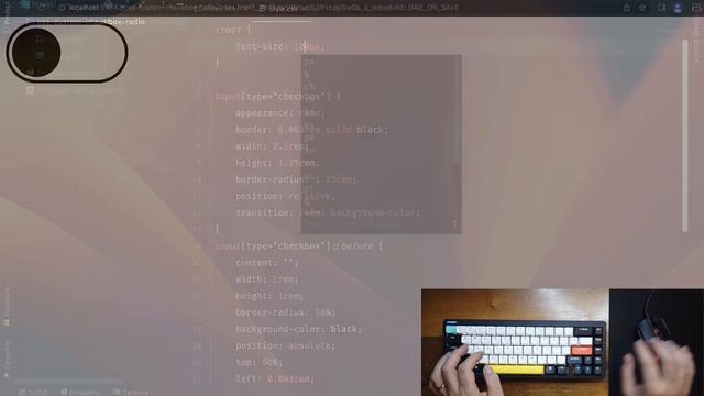ASMR Programming | Custom Checkbox and Radio Buttons in CSS [No talking] смотреть онлайн