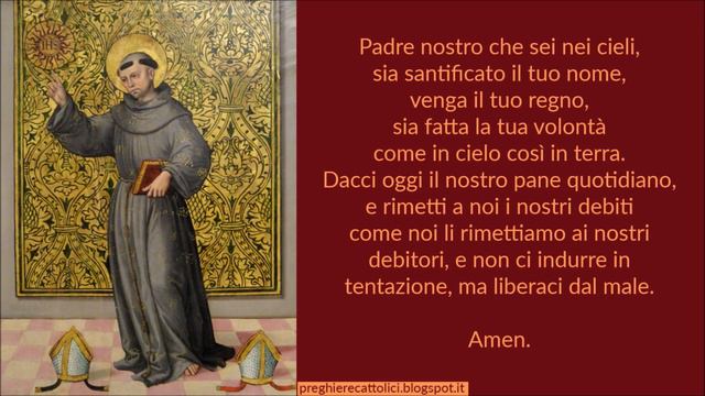 Preghiera A San Bernardino Da Siena