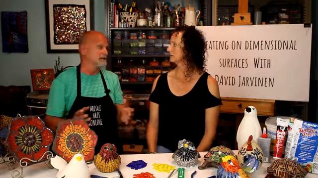 Creating Mosaic Art on Dimensional Surfaces with David Jarvinen смотреть онлайн