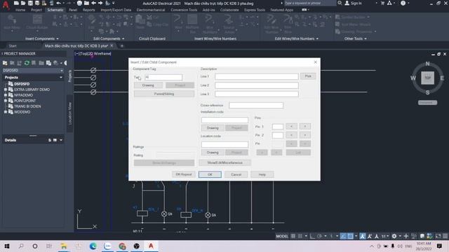 HƯỚNG DẪN VẼ MẠCH ĐẢO CHIỀU TRỰC TIẾP ĐC KDB 3 PHA TRÊN AUTOCAD ELECTRICAL 2021 смотреть онлайн