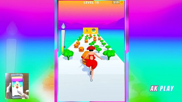 Twerk Race 3D ??? Fun and interesting game 14-15 Levels (android/ios) Walkthrough смотреть онлайн