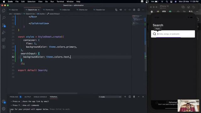 #2 Creating Spotify Clone with React Native ? Live ? [React Native ] смотреть онлайн