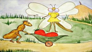 Стрекоза и Муравей — аудио басня Крылова