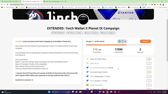 Раздача от 1inch и Planet IX смотреть онлайн