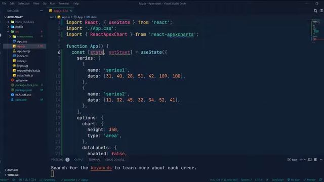 How to use React ApexCharts.js || ApexChart || React JS || Chart смотреть онлайн