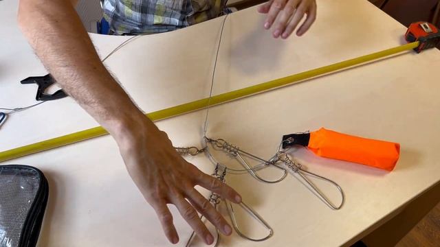 Кукан рыболовный с мет. тросом на 6 карабинов в чехле смотреть онлайн