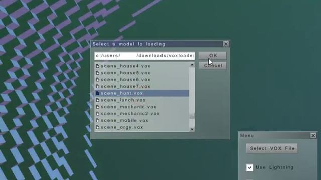 MagicaVoxel's model Loader смотреть онлайн