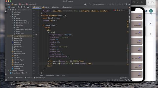 React Native Firestore Chat смотреть онлайн