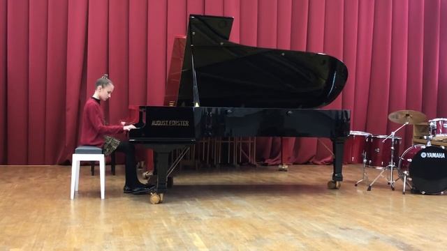 J.S. Bach, Sinfonia in G minor / Burgmuller, Etude Farewell / Galina Gorelova, Night passerby смотреть онлайн