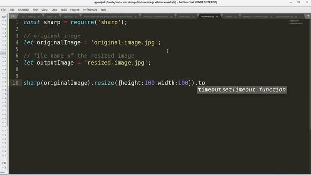 Learn how to Resize images in Node JS смотреть онлайн