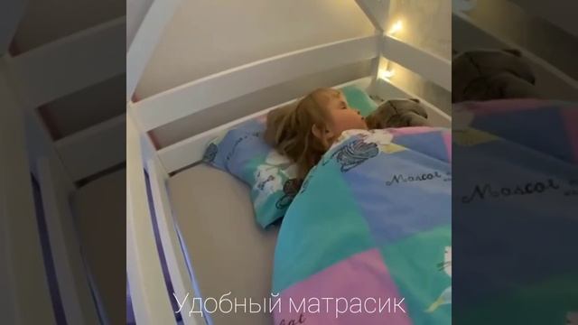 Детская кровать чердак домик из берёзы "Home Loft" от производителя Ecobedhouse.ru смотреть онлайн