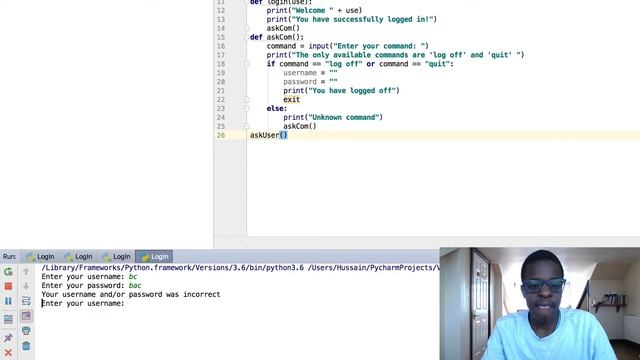 Python Login смотреть онлайн