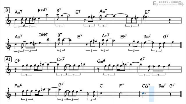 The Man I Love - Easy Solo Example for Alto Sax смотреть онлайн