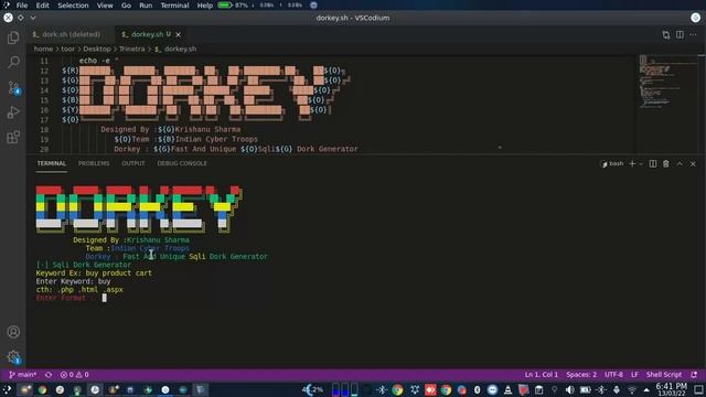 Dorkey | Indian Cyber Troops Tools | Cyber Security Tools | Cyber Tool | Bug Bounty Tool | Dork mak смотреть онлайн
