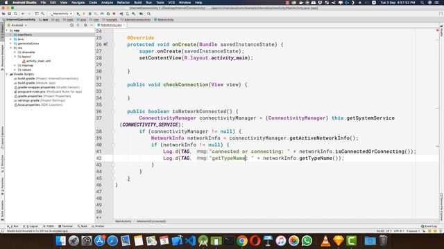 Determine and Monitor the Connectivity Status in android application смотреть онлайн