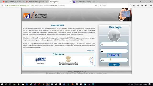 मुफ्त यूटीआई पैन पोर्टल के लिए पंजीकरण कैसे करें | How to register for Free UTI Pan Portal смотреть онлайн