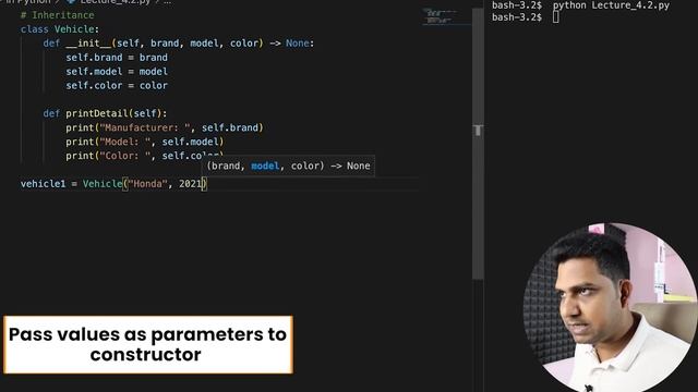 Lecture 4.2 - Single inheritance in python | OOP using Python| Free Python Bootcamp 2022 смотреть онлайн