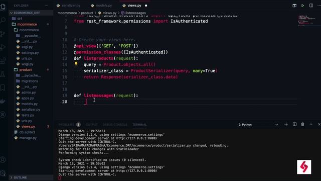 Serialize Data without Django Model -Chapter 4 смотреть онлайн