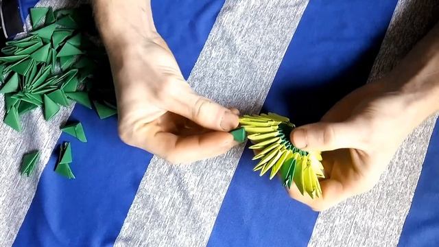 Новогодняя снежинка - модульное оригами смотреть онлайн