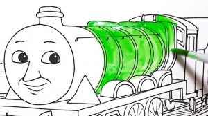 How-to-draw Henry The Green Engine in Thomas & Friends . Drawing and Coloring Pages | Tim Tim TV