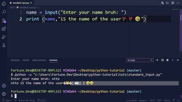 Python 3 Tutorial for Beginners #6 - Standard Input смотреть онлайн