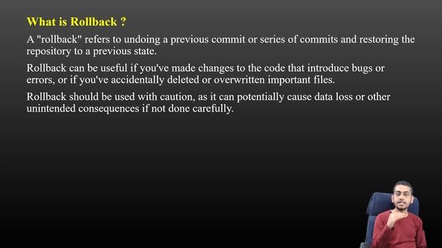 What is Rollback in Git смотреть онлайн