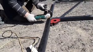 Складные ворота своими руками от а до я ч.1