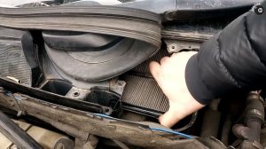 Мерседес E280 S124 Замена салонного фильтра / Салонный фильтр мерседес W124 / Cabin filter Mercedes