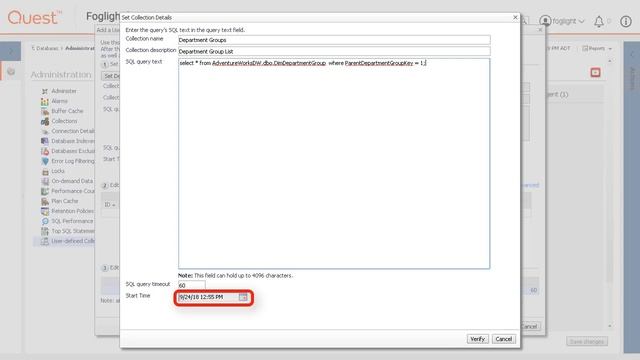 Configuring user-defined collections in Foglight Database Agents смотреть онлайн