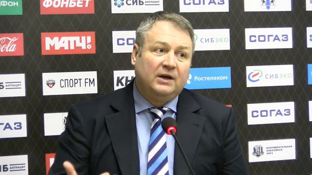 "Сибирь" - "Авангард". Пресс-конференция смотреть онлайн