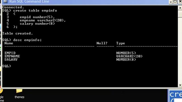 how to create or insert the values in oracle database in hindi part 2 смотреть онлайн