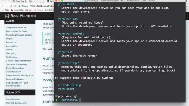 02. React Native - Todo List App, Membangun Project смотреть онлайн