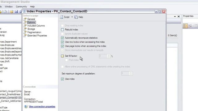 SQL Server Creating Indexes смотреть онлайн