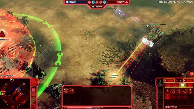 Command & Conquer 4: Tiberian Twilight - 5v5 Skirmish BRUTAL - Withered Fracture - Gameplay PC смотреть онлайн