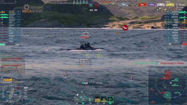 Mackensen 7 Kills & 139k Damage | World of Warships Gameplay 4k смотреть онлайн