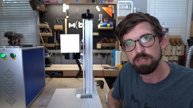 This Laser Can Engrave METAL! - OMTech 20W Fiber Laser Review смотреть онлайн