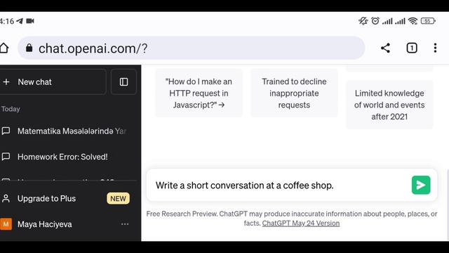 ChatGPT - yeni 7/24 online ingilis dili muəlliminiz! #ai #chatgpt #artificialintelligence #english смотреть онлайн