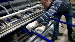 Листогиб Tapco - работа на наружных упорах