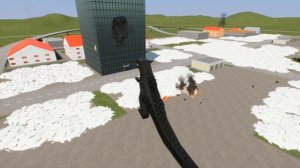 ЛЕГО ГОДЗИЛЛА РАЗРУШАЕТ ЛЕГО СИТИ В BRICK RIGS! ЛЕГО ВЫЖИВАНИЕ НА МАШИНАХ и ВЕРТОЛЕТАХ В БРИК РИГС!