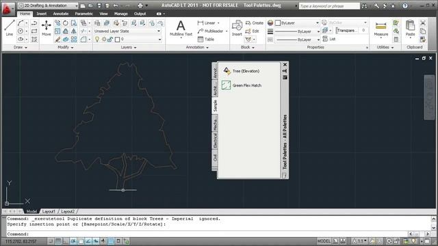 Tool Palettes - AutoCAD LT 2011 смотреть онлайн