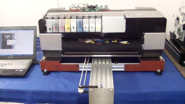 Epson 3880 DTG Black T-shirt printing with our Portable Base - A2 смотреть онлайн