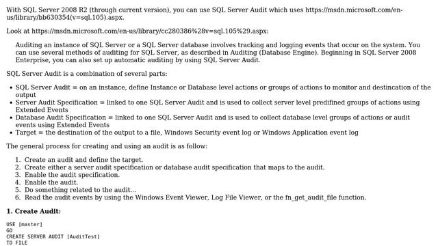 Databases: Monitor table permission changes смотреть онлайн
