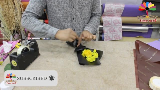 Top 10 Best Way Single Rose Wrapping // Easy Flower Bouquet Wrapping Tutorial
