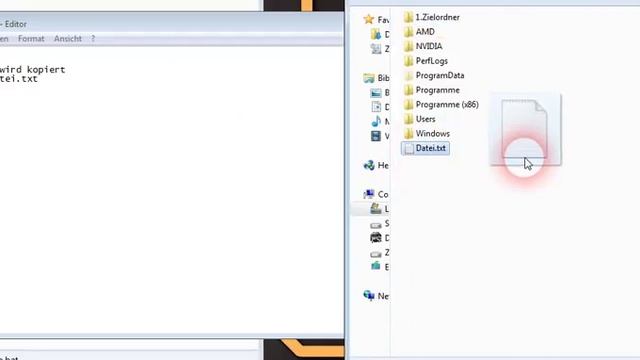 Batch Programmierung Textdatei kopieren смотреть онлайн