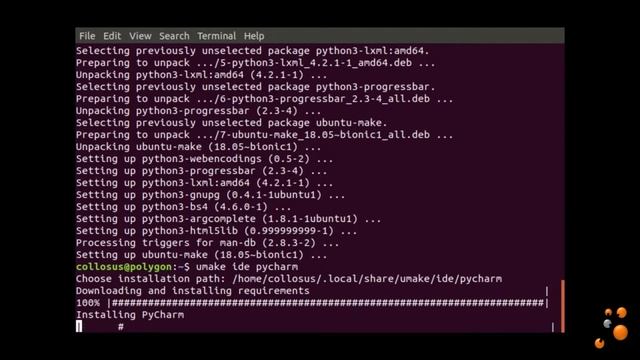 How to install PyCharm using ubuntu-make method on ubuntu 18.04 (bionic beaver) смотреть онлайн