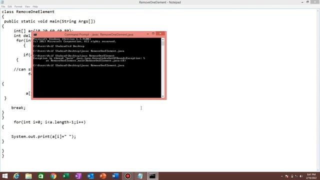 How to Delete An Element From An Array In Java (Hindi) | Java Array смотреть онлайн