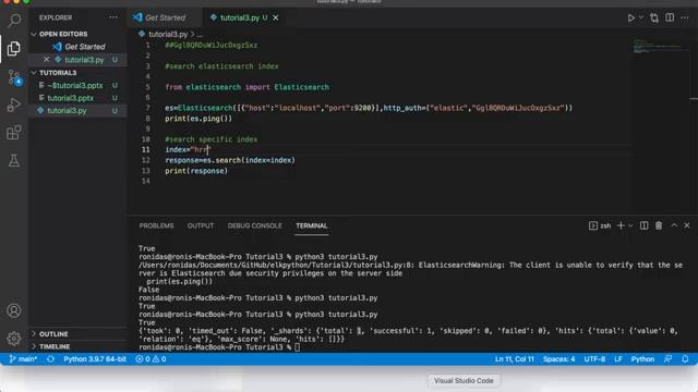 Elasticsearch Complete Tutorial With Python|Search Elasticsearch Index Using Python|Tutorial:3 смотреть онлайн