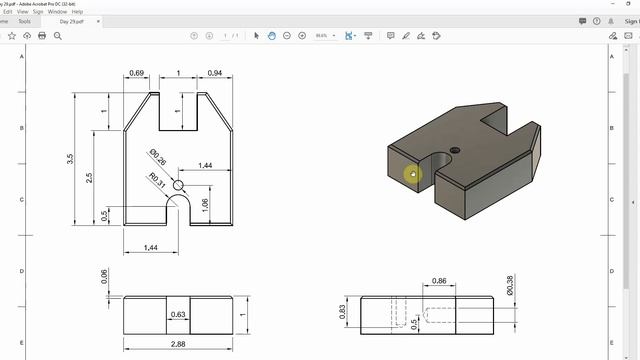 AutoCAD 30 Day Challenge - Day 29 смотреть онлайн