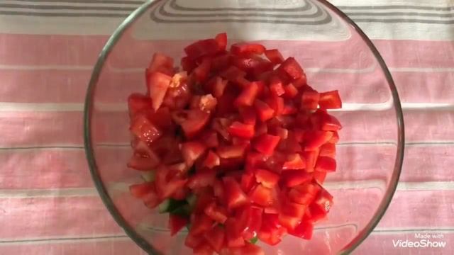 Mayonezsiz Yengil Salat/ Лёгкий салат без майонеза