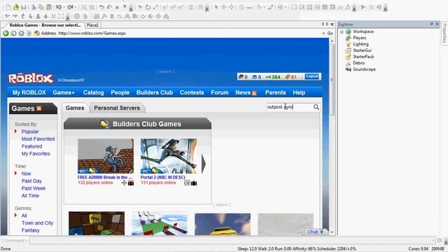ROBLOX Command Bar Exploit Help. смотреть онлайн